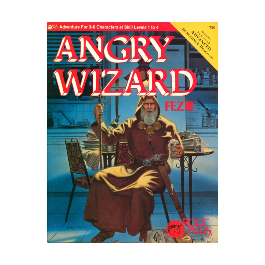 Модуль Fez III - Angry Wizard (1st Printing), Roleaids - Fez Modules
Модуль Fez III - Angry Wizard (1st Printing), Roleaids - Fez Modules