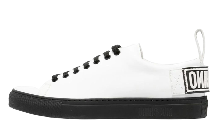 Низкие стильные скейтерские кроссовки мужские белые черные MOSCHINO
Низкие стильные скейтерские кроссовки мужские белые черные MOSCHINO