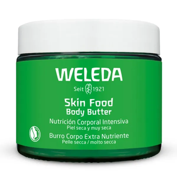 Питательный бальзам для тела, тающий на коже Skin Food Body Butter, Nutrición Corporal Intensa Weleda, 150 ml
Питательный бальзам для тела, тающий на коже Skin Food Body Butter, Nutrición Corporal Intensa Weleda, 150 ml