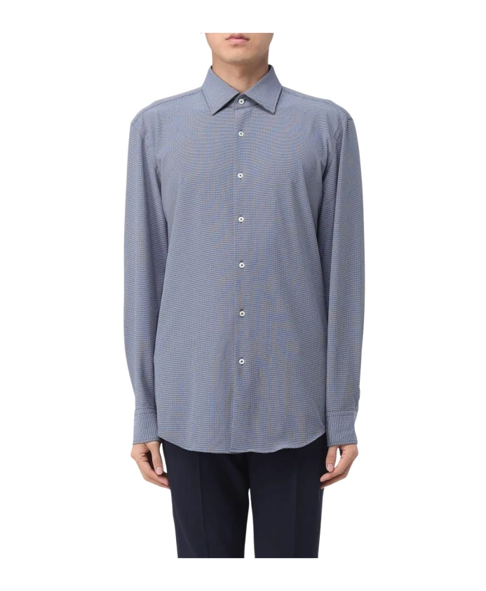 Синяя рубашка, элегантная и универсальная. Hugo, синий
Синяя рубашка, элегантная и универсальная. Hugo, синий