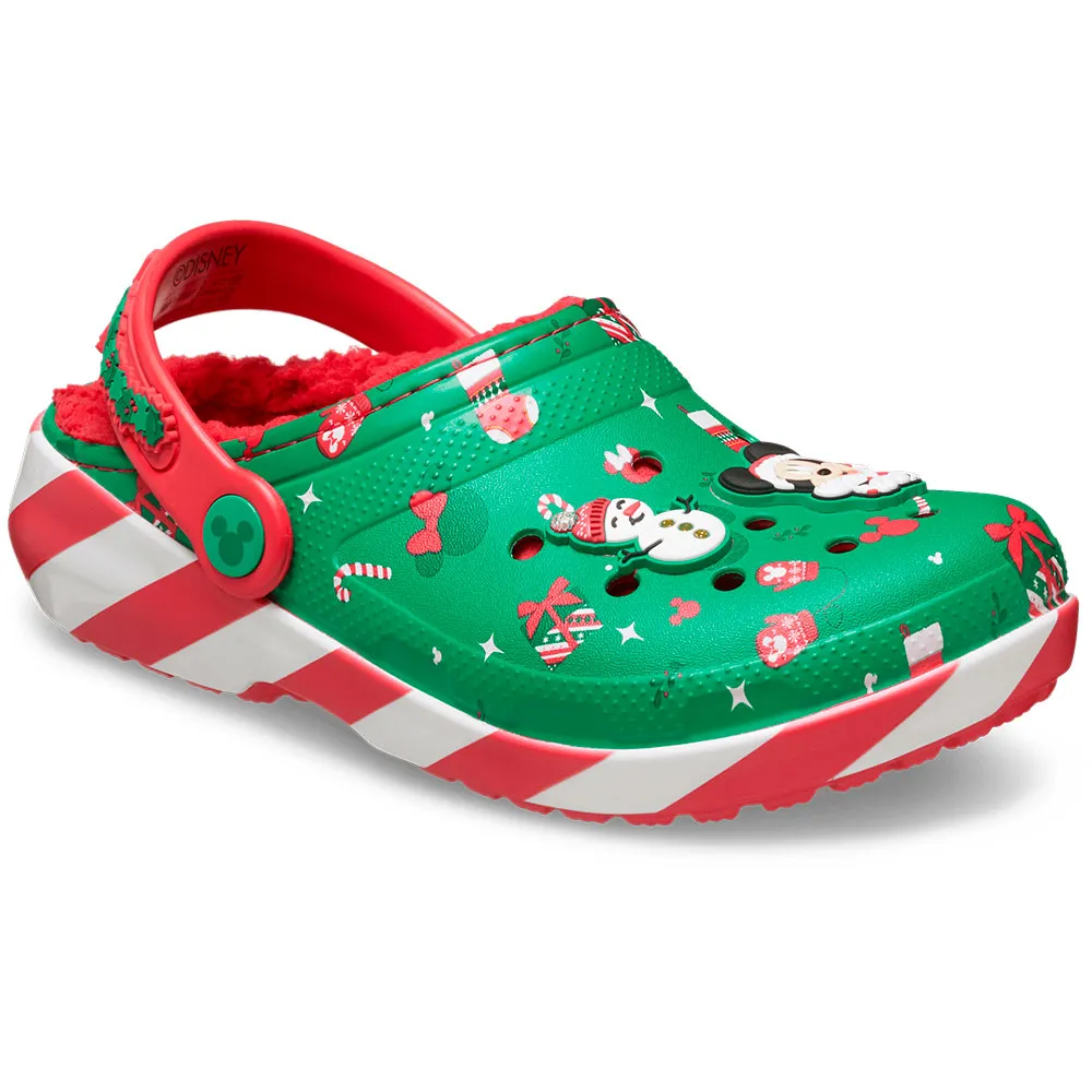 Классические сабо Crocs с подкладкой и рисунком Микки Мауса на рождественскую тематику, зеленый
Классические сабо Crocs с подкладкой и рисунком Микки Мауса на рождественскую тематику, зеленый