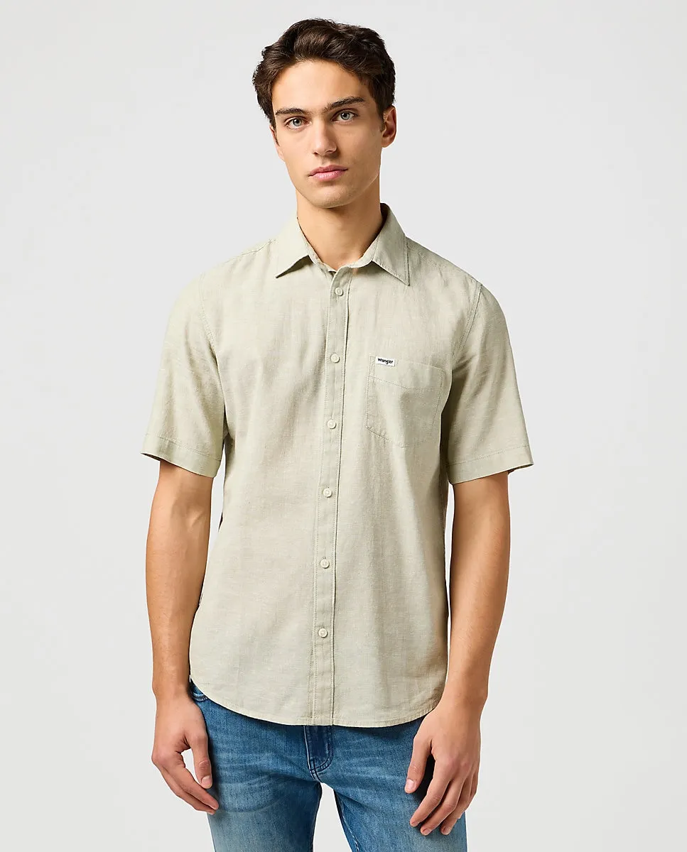 Мужская рубашка прямого кроя с короткими рукавами Wrangler, светло-зеленый
Мужская рубашка прямого кроя с короткими рукавами Wrangler, светло-зеленый