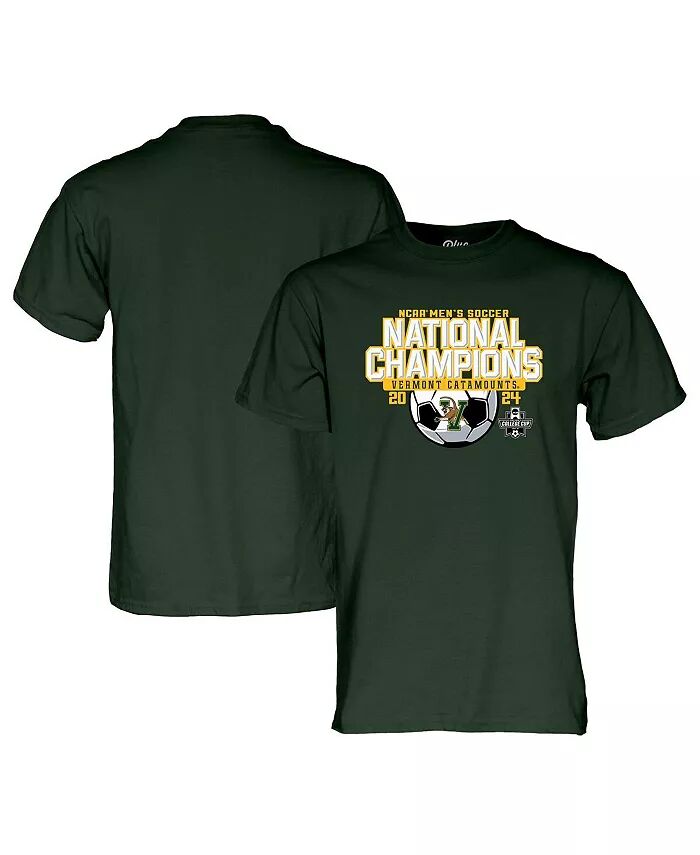 Мужская зеленая футболка Vermont Catamounts 2024 NCAA Men's Soccer National Champions Blue 84
Мужская зеленая футболка Vermont Catamounts 2024 NCAA Men's Soccer National Champions Blue 84