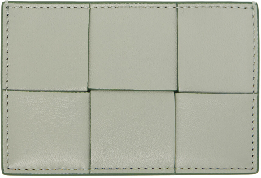 Зеленый кассетный держатель кредитных карт Bottega Veneta, Lotus gold
Зеленый кассетный держатель кредитных карт Bottega Veneta, Lotus gold