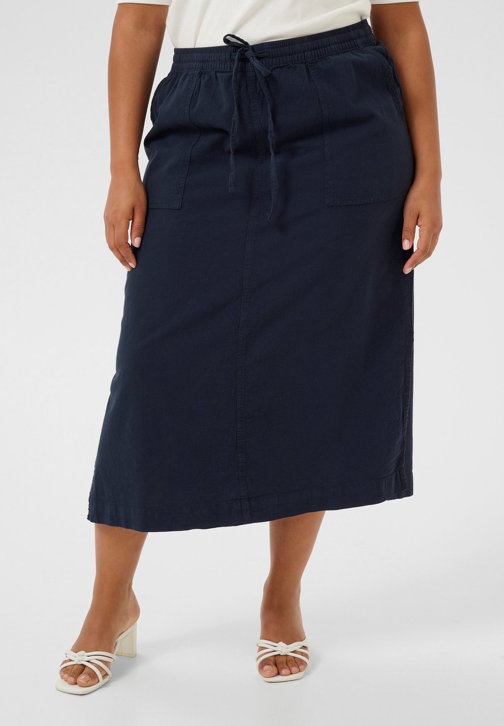 Юбка А-силуэта KCLIAH Kaffe Curve, темно-синий 
Юбка А-силуэта KCLIAH Kaffe Curve, темно-синий