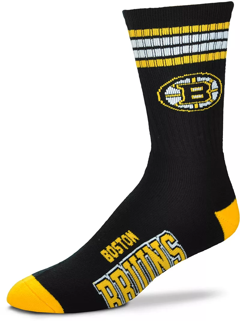 Носки Deuce Crew с 4 полосками для босых ног Boston Bruins For Bare Feet
Носки Deuce Crew с 4 полосками для босых ног Boston Bruins For Bare Feet