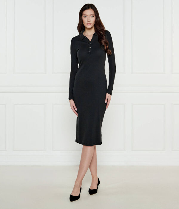 Платье Lauren Ralph Lauren с длинными рукавами и с воротником на пуговицах, черный
Платье Lauren Ralph Lauren с длинными рукавами и с воротником на пуговицах, черный