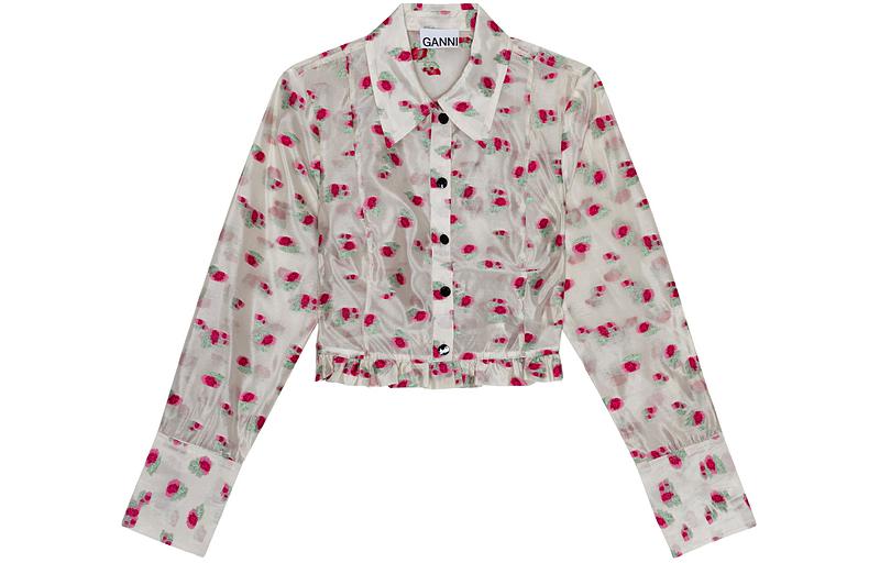 GANNI Рубашка SS24 Women's Tofu White
GANNI Рубашка SS24 Women's Tofu White