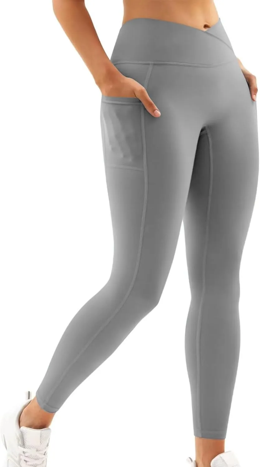 Кроссовер-легинсы с карманами для женщин, High Waist, Tummy Control JOAU
Кроссовер-легинсы с карманами для женщин, High Waist, Tummy Control JOAU