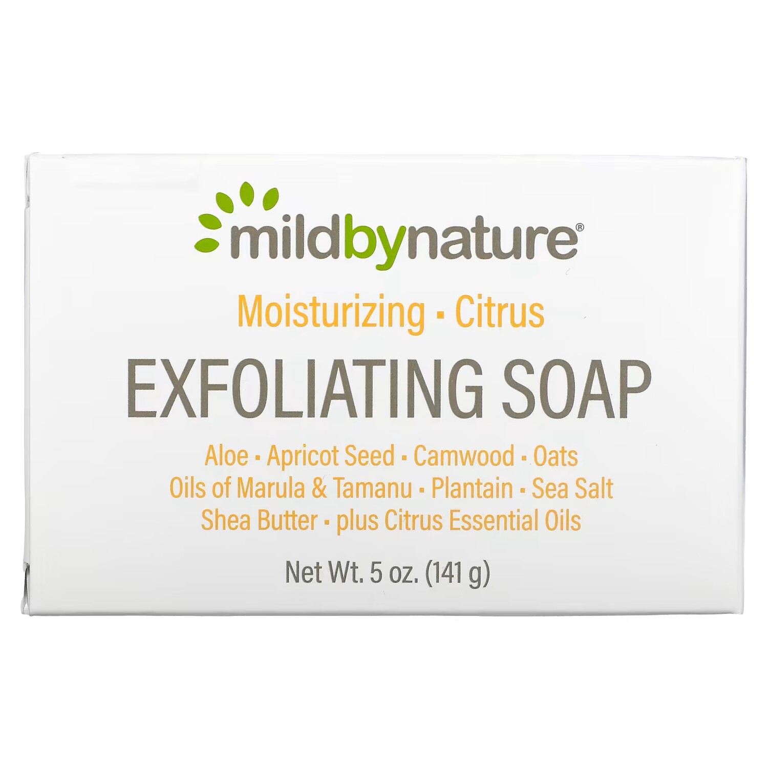 Отшелушивающее мыло Mild By Nature с маслами марулы и таману, а также маслом ши и цитрусовыми, 5 унций (141 г)
Отшелушивающее мыло Mild By Nature с маслами марулы и таману, а также маслом ши и цитрусовыми, 5 унций (141 г)