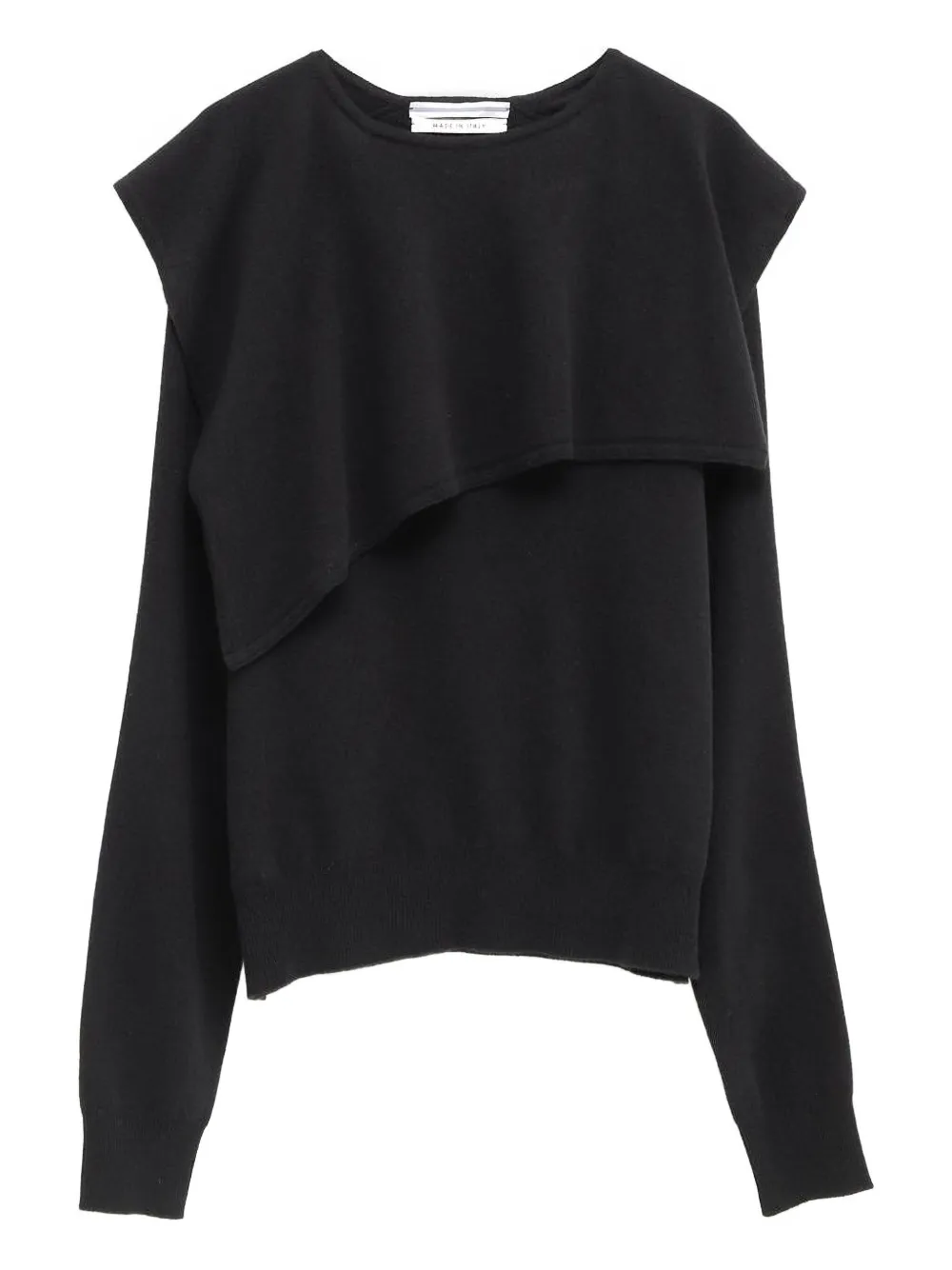 Свитер с оборками Cristaseya, черный
Свитер с оборками Cristaseya, черный