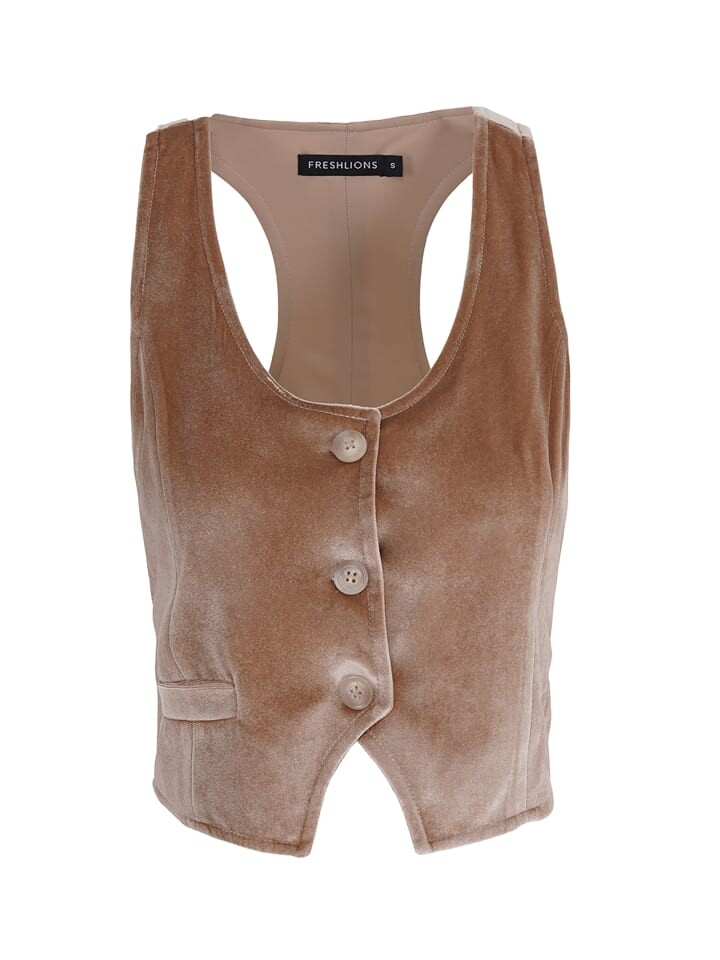 Жилет Freshlions Kurzweste Velvet, бежевый
Жилет Freshlions Kurzweste Velvet, бежевый