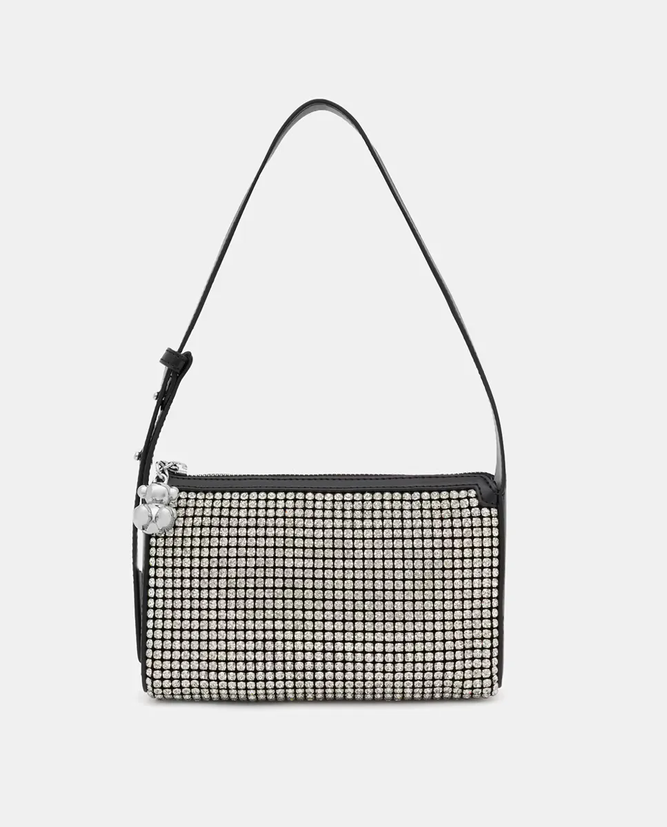 Сумка для вечеринки со стразами, серебристая, на молнии Tous, серебряный
Сумка для вечеринки со стразами, серебристая, на молнии Tous, серебряный