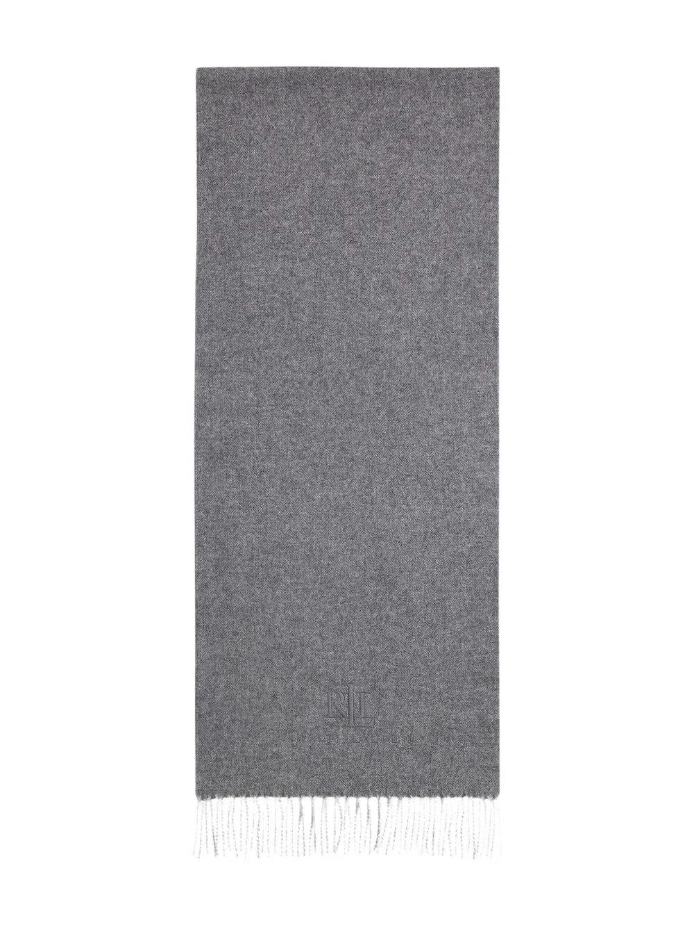 Шарф с вышитым логотипом и бахромой Lauren Ralph Lauren, серый
Шарф с вышитым логотипом и бахромой Lauren Ralph Lauren, серый
