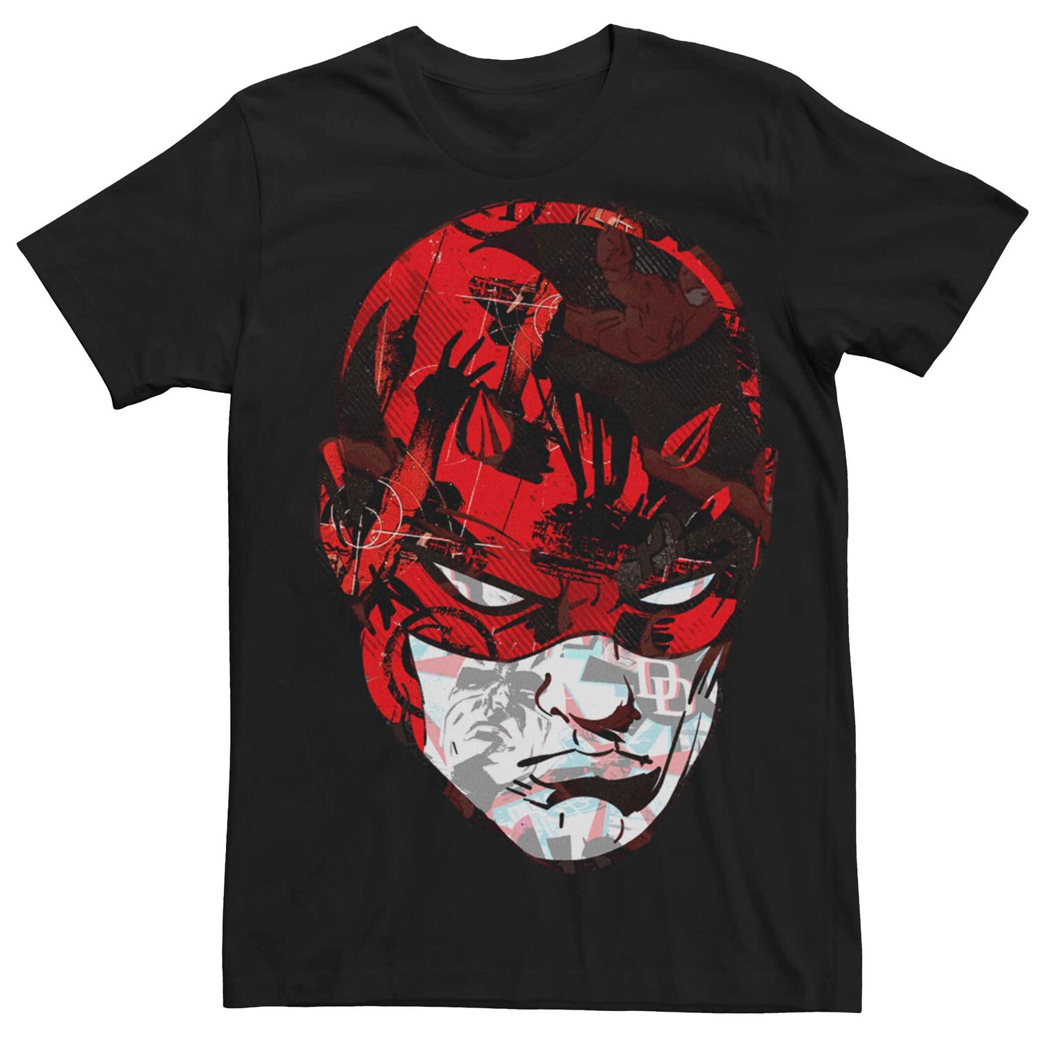 Мужская футболка Marvel's Daredevil Mask с коллажем и наполнением Licensed Character
Мужская футболка Marvel's Daredevil Mask с коллажем и наполнением Licensed Character