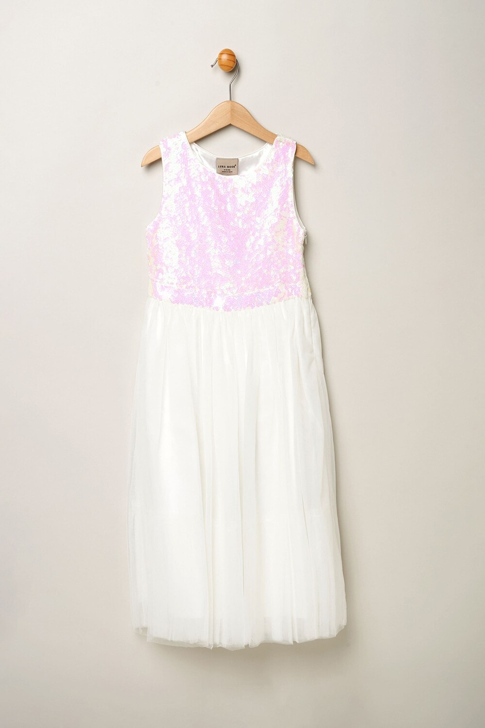 Тюлевая юбка с пайетками и платье-бантик Miss, белый
Тюлевая юбка с пайетками и платье-бантик Miss, белый