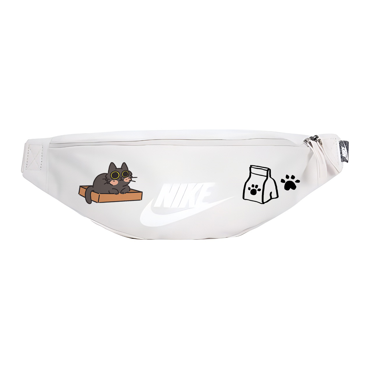 Nike Тканевая кошачья повседневная поясная сумка через плечо унисекс светло-землистого умбрового цвета, Kitten
Nike Тканевая кошачья повседневная поясная сумка через плечо унисекс светло-землистого умбрового цвета, Kitten