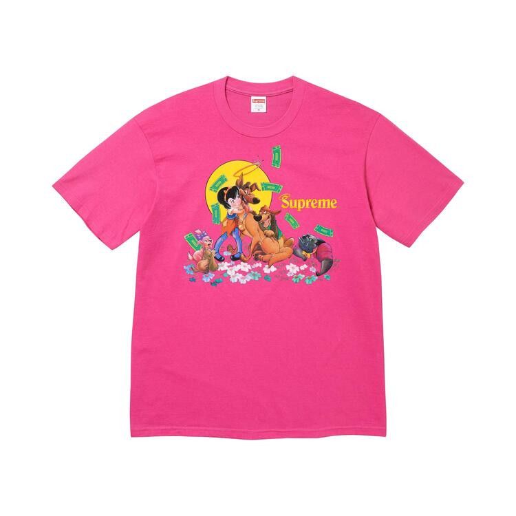 Футболка Supreme All Dogs Go To Heaven Tee, Fuchsia 
Футболка Supreme All Dogs Go To Heaven Tee, Fuchsia