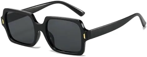 Ретро-квадратные солнцезащитные очки для женщин с защитой от УФ-излучения UV400, модные солнцезащитные очки для мужчин с градиентным покрытием MTZJH, Black Gray
Ретро-квадратные солнцезащитные очки для женщин с защитой от УФ-излучения UV400, модные солнцезащитные очки для мужчин с градиентным покрытием MTZJH, Black Gray