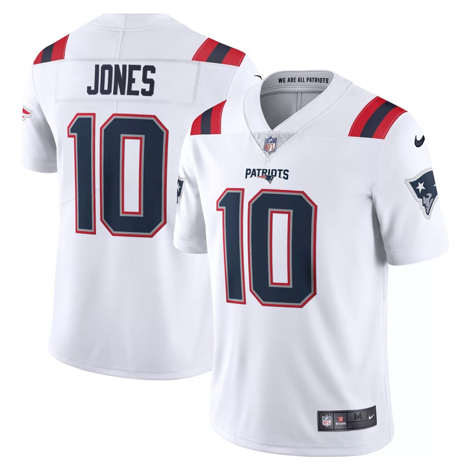 Мужская белая майка Mac Jones New England Patriots Vapor Limited Nike, Белый, Мужская белая майка Mac Jones New England Patriots Vapor Limited Nike
Мужская белая майка Mac Jones New England Patriots Vapor Limited Nike, Белый, Мужская белая майка Mac Jones New England Patriots Vapor Limited Nike