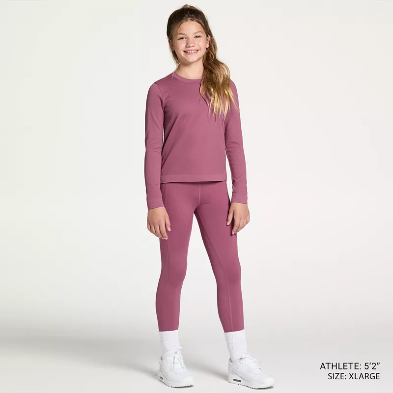 Леггинсы во всю длину с высокой посадкой для девочек DSG Momentum, цвет Rose Coffee 
Леггинсы во всю длину с высокой посадкой для девочек DSG Momentum, цвет Rose Coffee