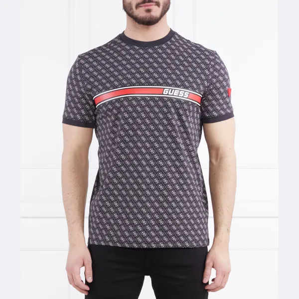 Футболка Jamey стандартного кроя Guess, черный 
Футболка Jamey стандартного кроя Guess, черный