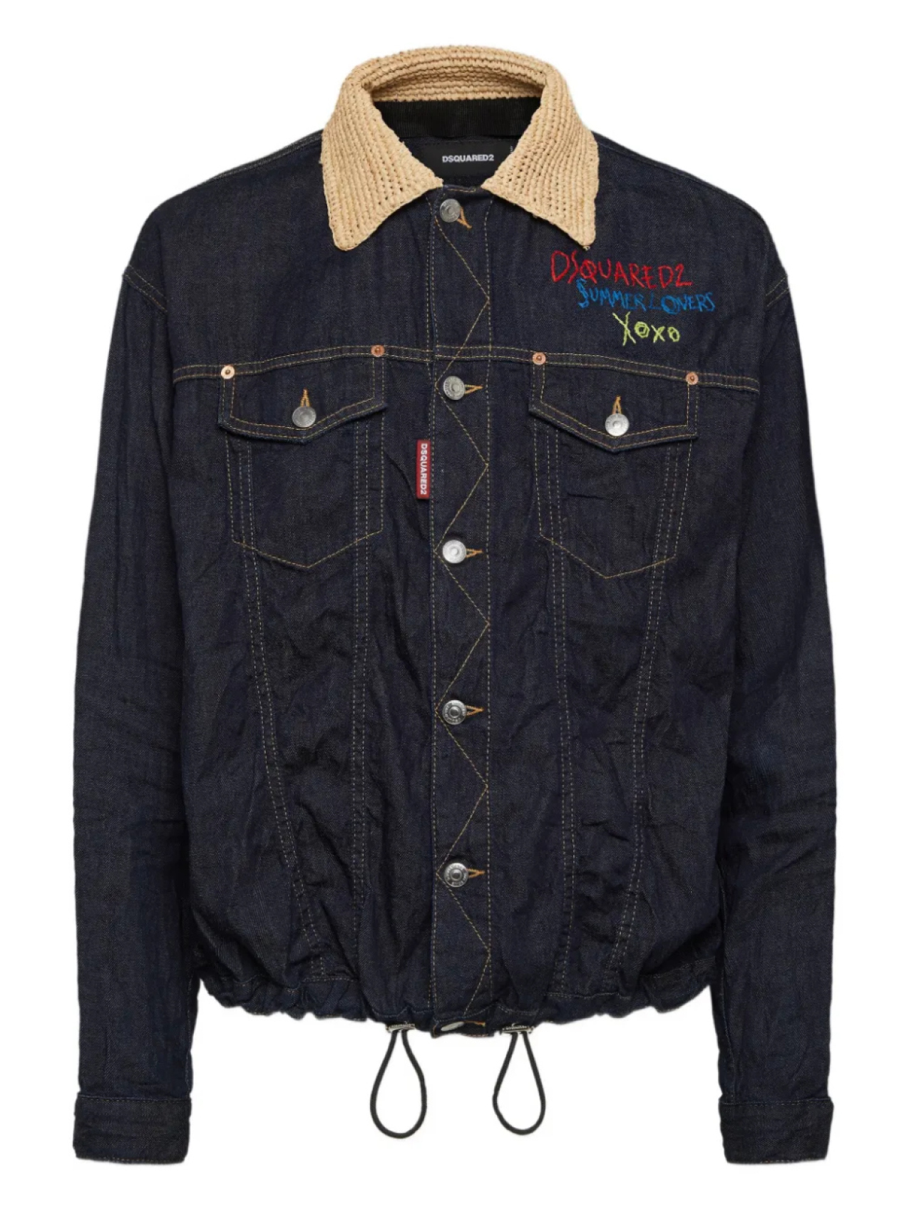 DSQUARED2 джинсовая куртка из хлопковой смеси, синий
DSQUARED2 джинсовая куртка из хлопковой смеси, синий