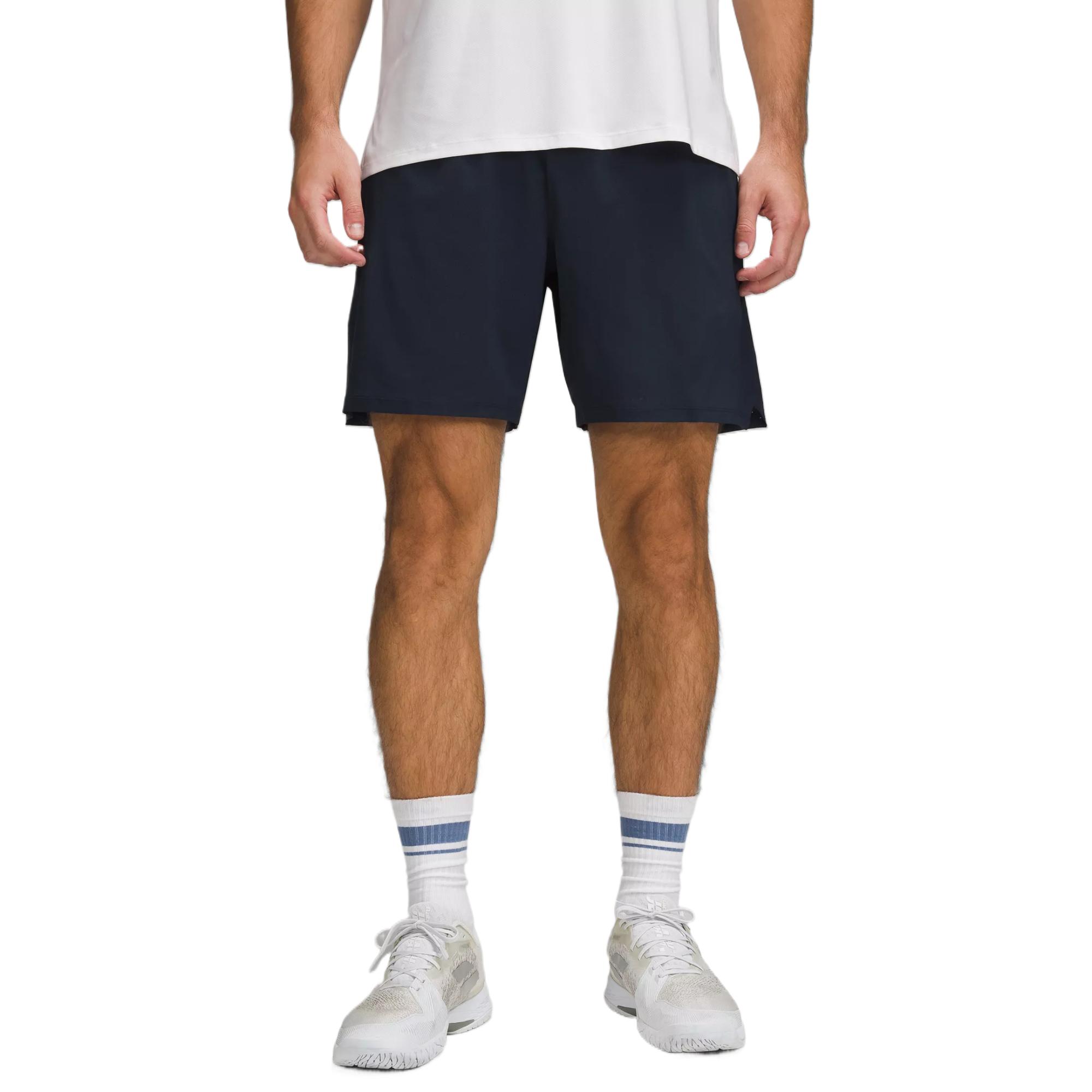 Вентилируемые теннисные шорты повседневные 6" Мужские Lululemon, Морской синий/Темно-синий
Вентилируемые теннисные шорты повседневные 6" Мужские Lululemon, Морской синий/Темно-синий