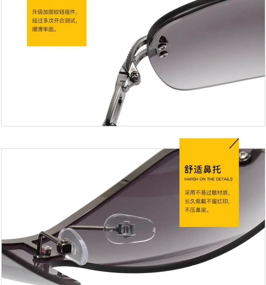 Модные солнцезащитные очки в стиле панк без оправы для женщин, овальной формы, летний тренд, мужские очки с защитой от УФ-излучения UV400 TKKTLLT, Leopard Tea
Модные солнцезащитные очки в стиле панк без оправы для женщин, овальной формы, летний тренд, мужские очки с защитой от УФ-излучения UV400 TKKTLLT, Leopard Tea