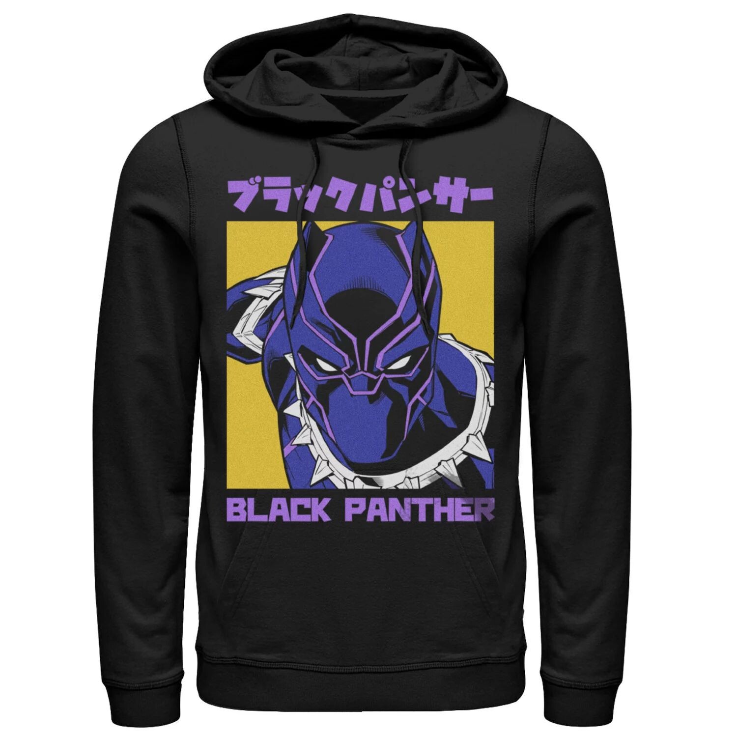 Мужской пуловер с капюшоном и портретом Marvel Black Panther Kanji Licensed Character
Мужской пуловер с капюшоном и портретом Marvel Black Panther Kanji Licensed Character