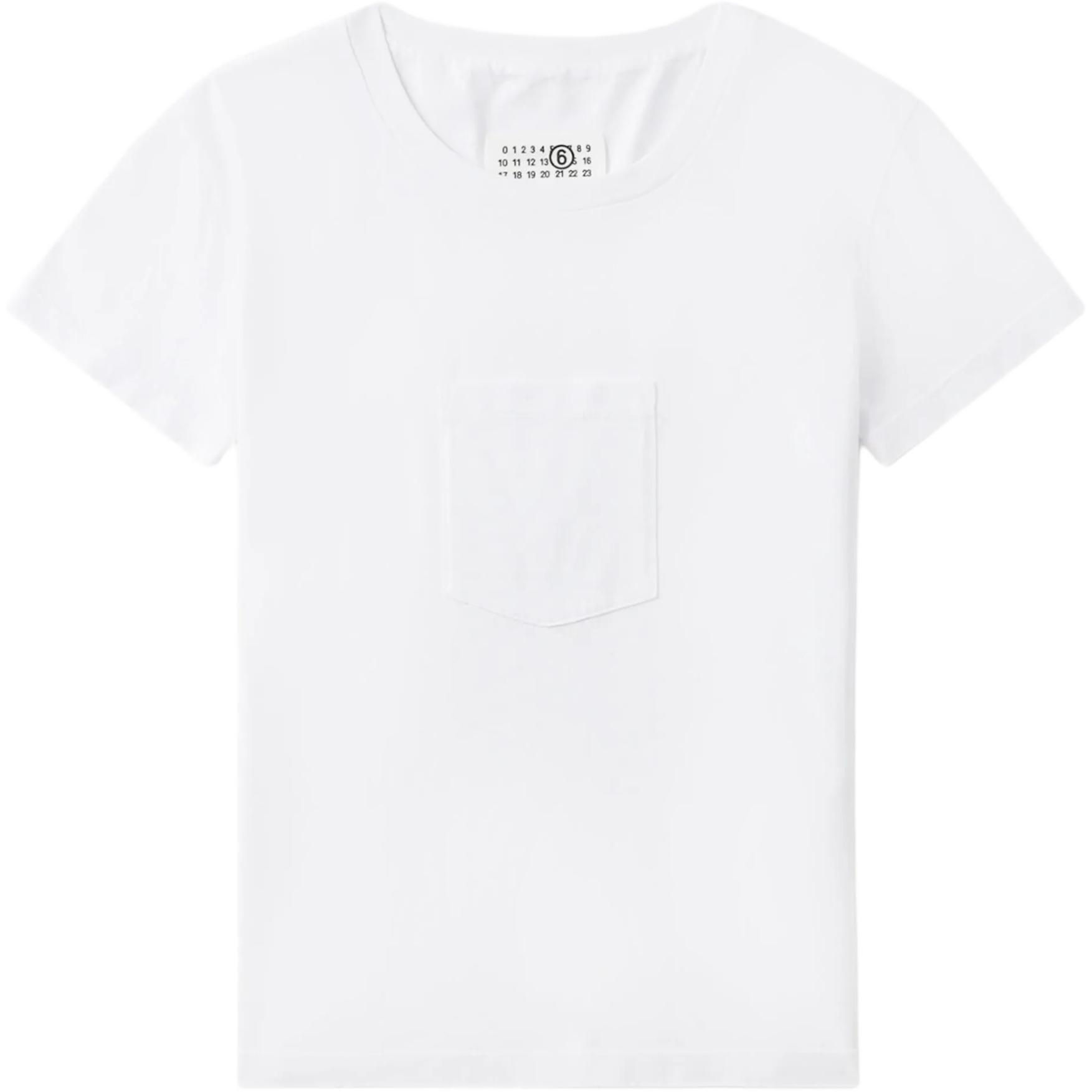 Футболка с карманом MM6 Maison Margiela, белый
Футболка с карманом MM6 Maison Margiela, белый