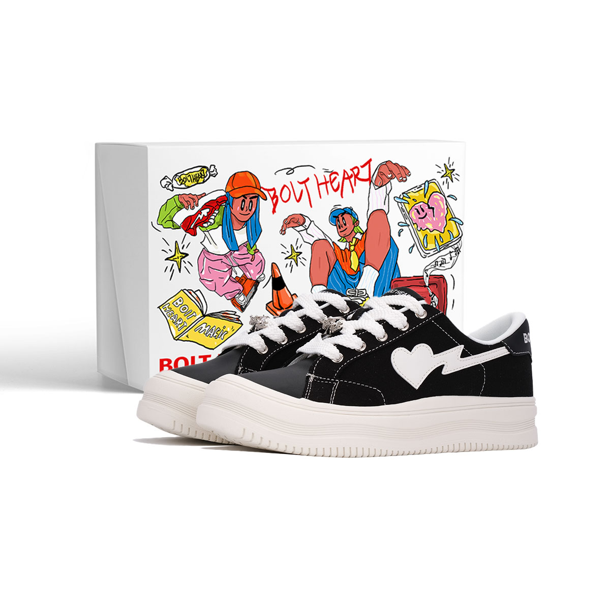 AND U Скользоустойчивые увеличивающие рост низкие кеды для скейтборда Heart Strung унисекс - черный канвас, цвет Canvas Black
AND U Скользоустойчивые увеличивающие рост низкие кеды для скейтборда Heart Strung унисекс - черный канвас, цвет Canvas Black