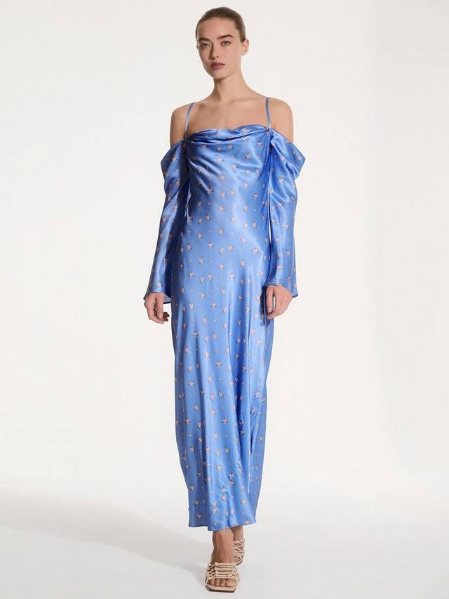 Макси-платье munique из цветочного атласа с открытыми плечами OMNES, синий/разноцветный
Макси-платье munique из цветочного атласа с открытыми плечами OMNES, синий/разноцветный