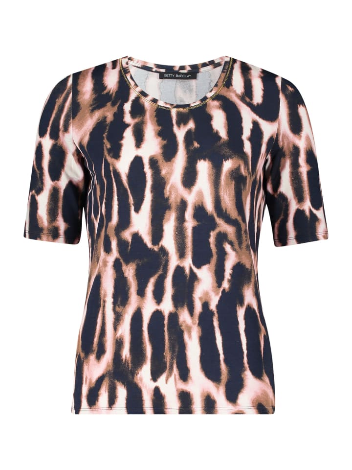 Футболка с принтом и круглым вырезом темно-синего/розового цвета Betty Barclay, Синий, Футболка с принтом и круглым вырезом темно-синего/розового цвета Betty Barclay
Футболка с принтом и круглым вырезом темно-синего/розового цвета Betty Barclay, Синий, Футболка с принтом и круглым вырезом темно-синего/розового цвета Betty Barclay