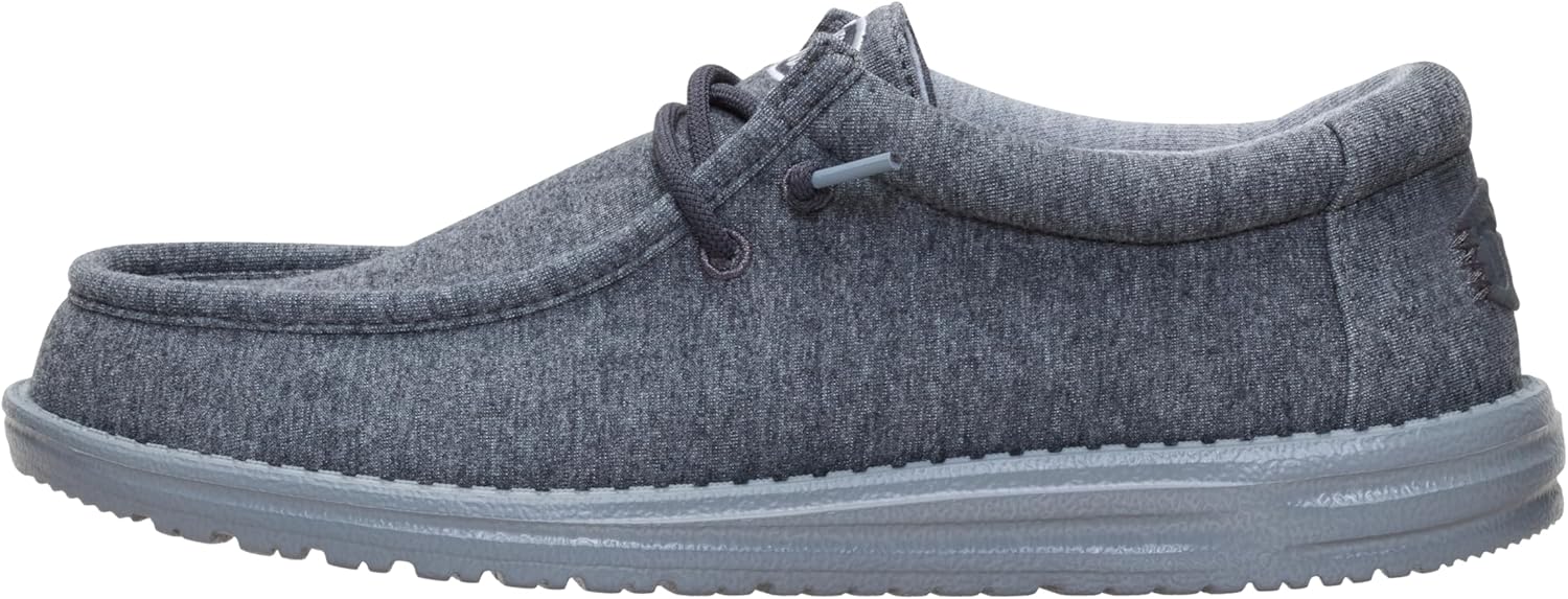 Мужские слипоны HEYDUDE Wally Stretch из джерси, Легкие и удобные туристические лоферы с эластичными шнурками, Charcoal
Мужские слипоны HEYDUDE Wally Stretch из джерси, Легкие и удобные туристические лоферы с эластичными шнурками, Charcoal