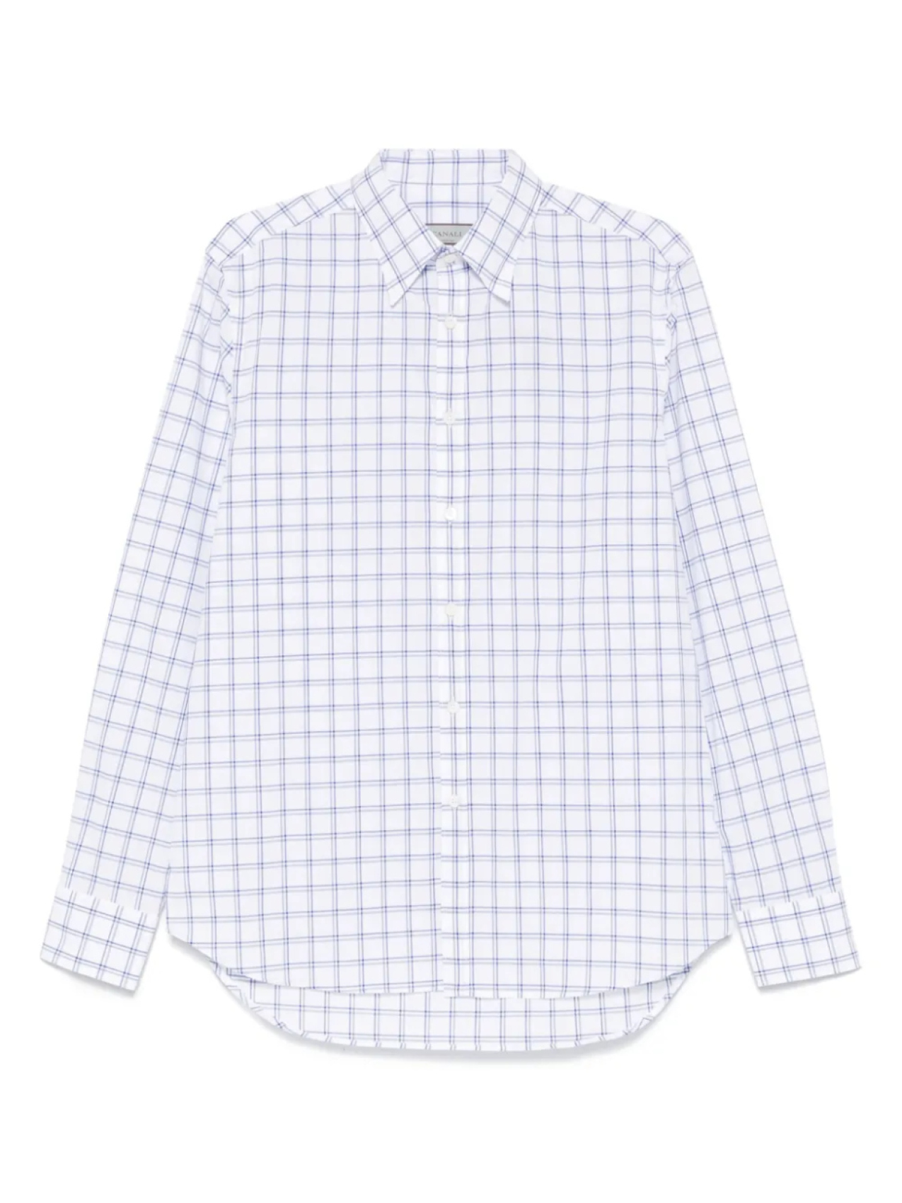 Клетчатая рубашка Canali, белый
Клетчатая рубашка Canali, белый