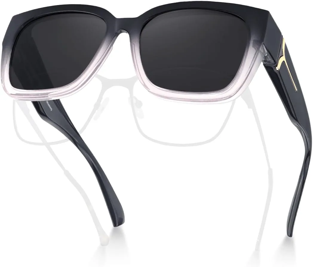 Поляризованные солнцезащитные очки Meeloog для женщин с защитой от УФ-излучения, модные квадратные очки-обтекатели для вождения и езды, P1 Grey Frame/Grey Lens
Поляризованные солнцезащитные очки Meeloog для женщин с защитой от УФ-излучения, модные квадратные очки-обтекатели для вождения и езды, P1 Grey Frame/Grey Lens