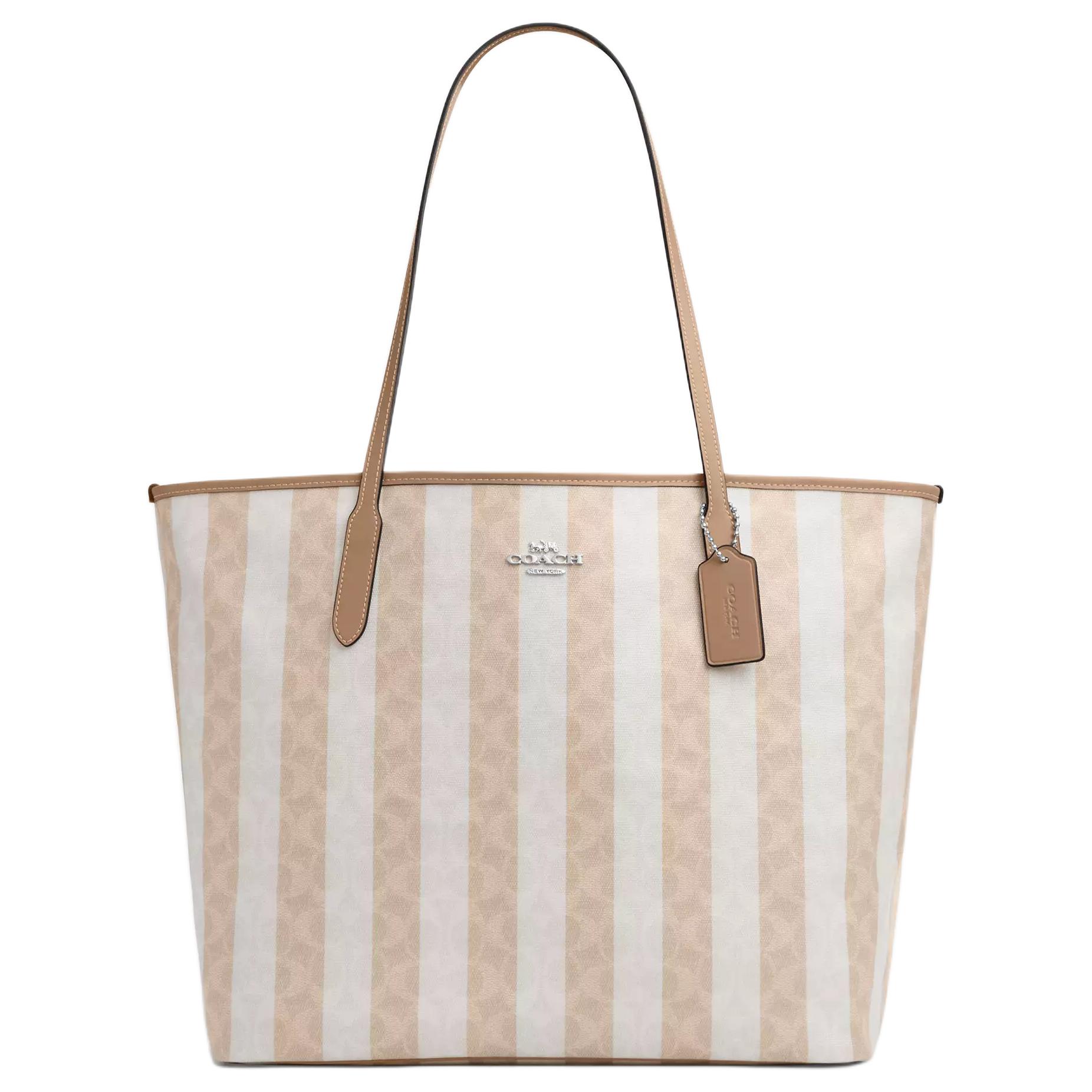 COACH Кожаная сумка-шоппер через плечо большая женская в песочном, коричневом и умбра
COACH Кожаная сумка-шоппер через плечо большая женская в песочном, коричневом и умбра