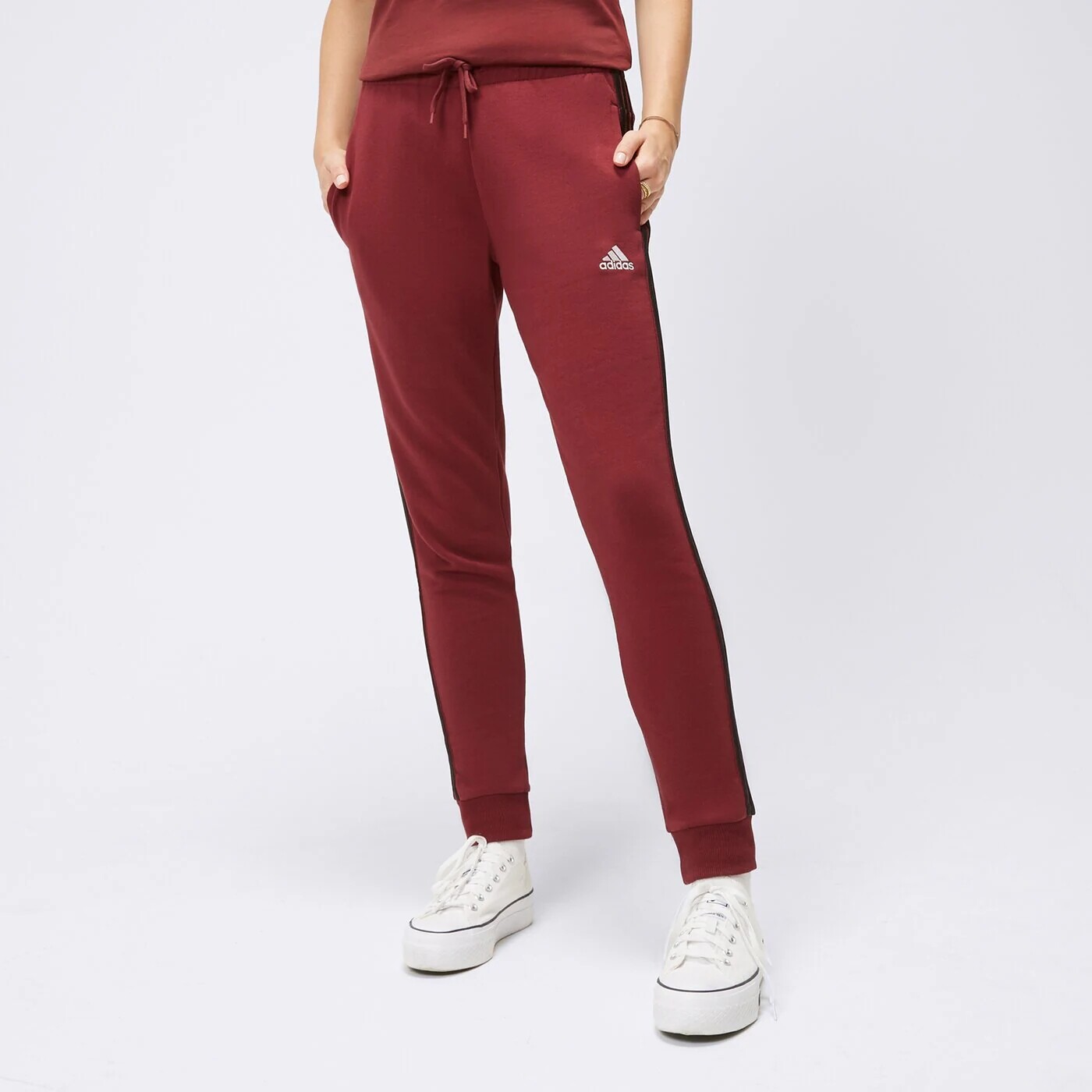 Брюки Adidas 3S FT, бордовый 
Брюки Adidas 3S FT, бордовый