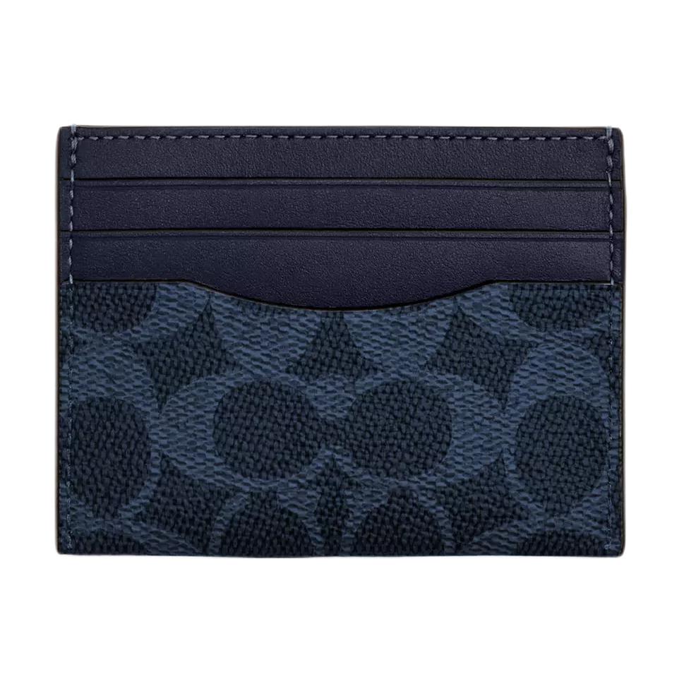COACH Мини-визитница из коровьей кожи унисекс темно-синий деним, Midnight Dark Blue Denim
COACH Мини-визитница из коровьей кожи унисекс темно-синий деним, Midnight Dark Blue Denim