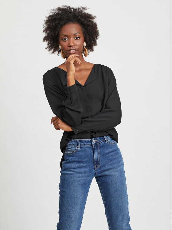 Рубашка свободного кроя Vila, черный
Рубашка свободного кроя Vila, черный