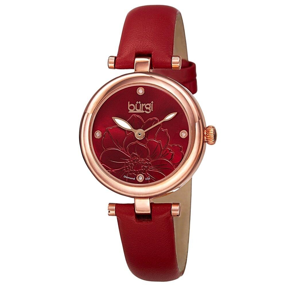 BUR128 Деловые часы в круглом корпусе Burgi, красный
BUR128 Деловые часы в круглом корпусе Burgi, красный
