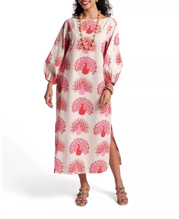 Платье-Макси Minnow с павлиньим принтом Frances Valentine, мультиколор
Платье-Макси Minnow с павлиньим принтом Frances Valentine, мультиколор