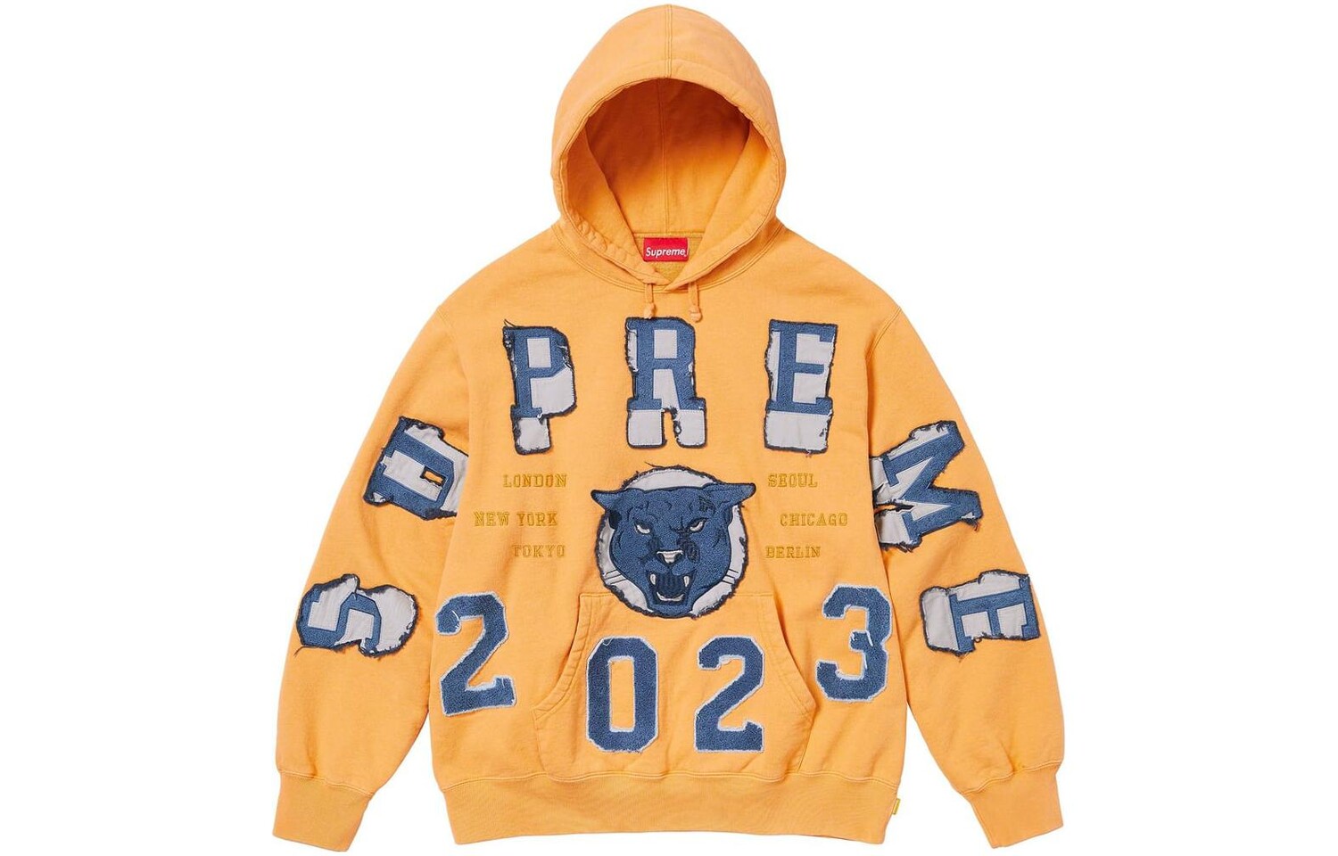 Толстовка Supreme, синий / красный
Толстовка Supreme, синий / красный