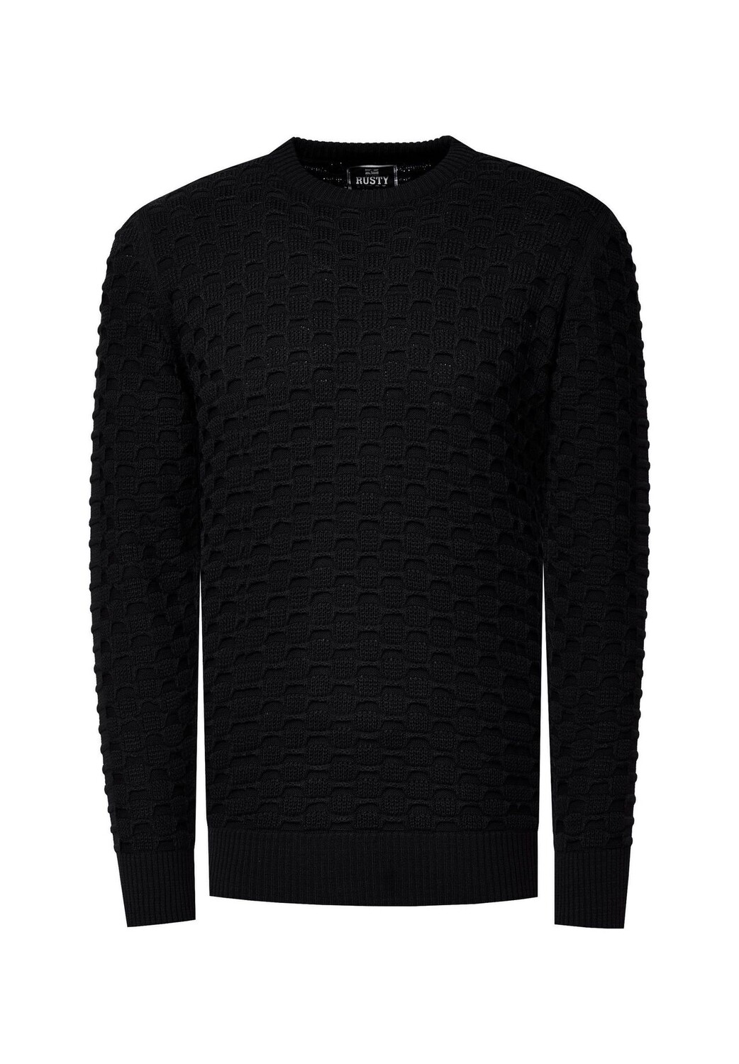 Свитер с современным узором вязки RUSTY NEAL, черный 
Свитер с современным узором вязки RUSTY NEAL, черный