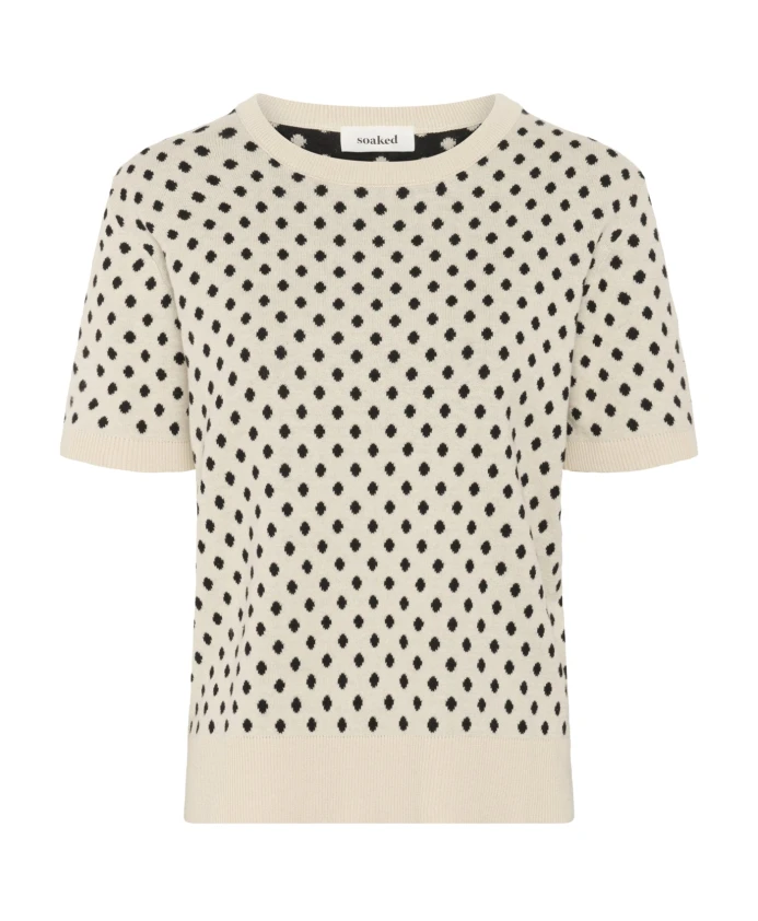 Пуловер Sandshell в черный горошек Soaked In Luxury, бежевый
Пуловер Sandshell в черный горошек Soaked In Luxury, бежевый