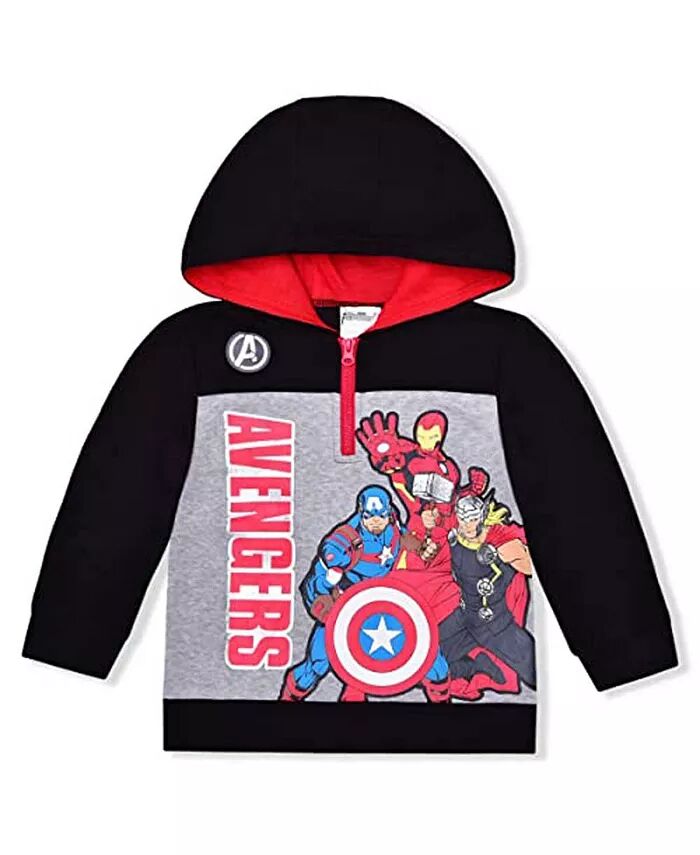 Толстовка с капюшоном на четверть молнии с принтом «Мстители» для мальчиков и девочек Children's Apparel Network
Толстовка с капюшоном на четверть молнии с принтом «Мстители» для мальчиков и девочек Children's Apparel Network