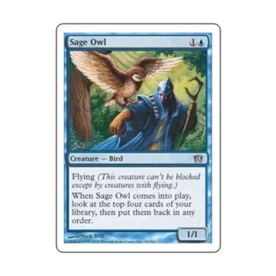 CCG Мудрая сова (С), MTG - 8th Edition
CCG Мудрая сова (С), MTG - 8th Edition