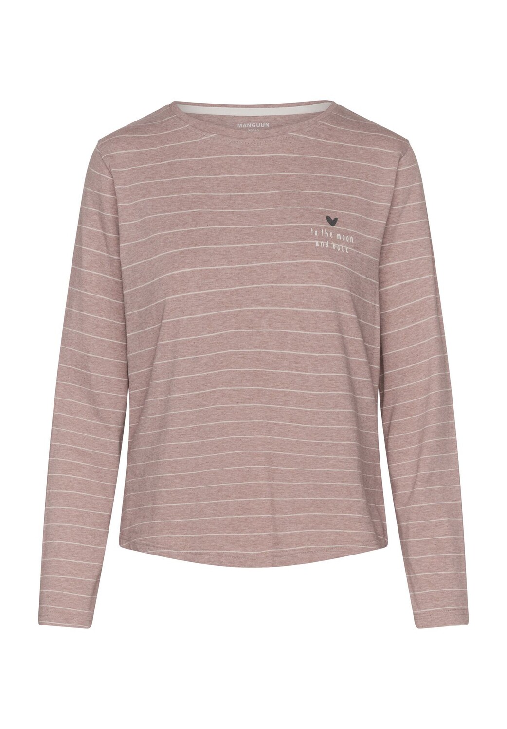 Женская полосатая рубашка для сна с длинным рукавом Manguun, цвет Taupe Melange
Женская полосатая рубашка для сна с длинным рукавом Manguun, цвет Taupe Melange