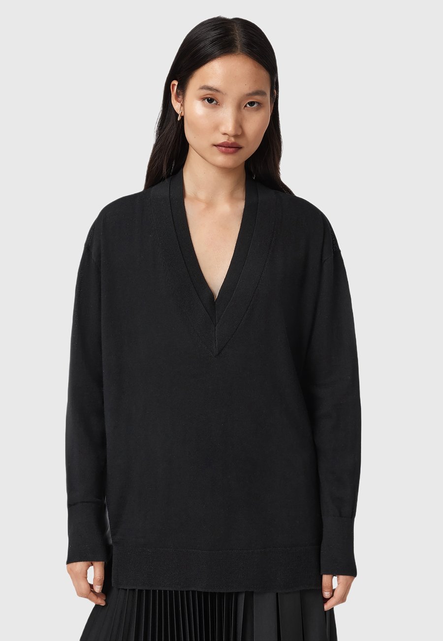 Джемпер AllSaints BERN PANEL V NECK, Black
Джемпер AllSaints BERN PANEL V NECK, Black